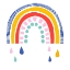 Picture of PATTERNED RAINBOW I