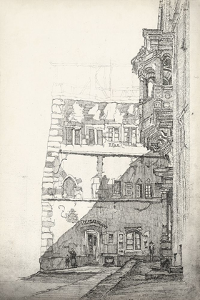 Picture of EUROPEAN BUILDING SKETCH I