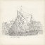 Picture of ANTIQUE SHIP SKETCH X