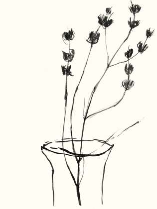 Picture of NAIVE FLOWER SKETCH III