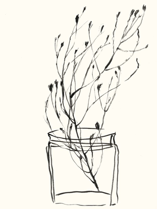 Picture of NAIVE FLOWER SKETCH V