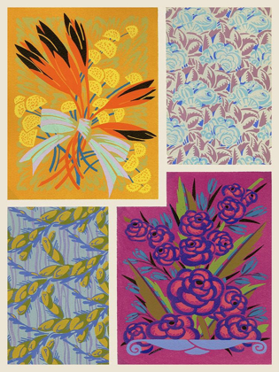 Picture of ART DECO FLORALS I