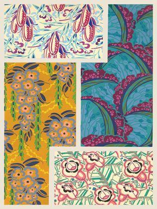 Picture of ART DECO FLORALS III