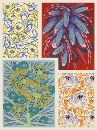 Picture of ART DECO FLORALS V