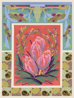 Picture of ART DECO FLORALS VIII