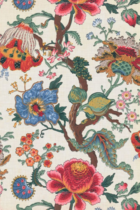 Picture of VINTAGE JACOBEAN FLORAL I