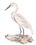 Picture of A WHITE HERON I
