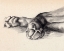 Picture of CHARCOAL PAWS I