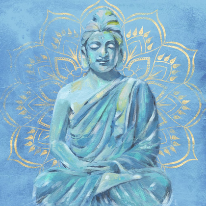 Picture of BUDDHA ON BLUE II