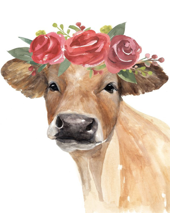 Picture of FLOWERED COW II