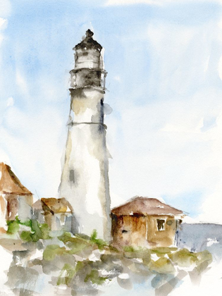 Picture of PLEIN AIR LIGHTHOUSE STUDY I