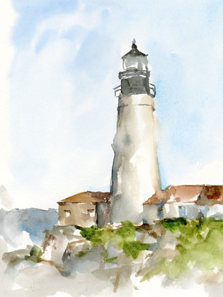 Picture of PLEIN AIR LIGHTHOUSE STUDY II