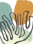Picture of MIDCENTURY MODERN CORAL IV