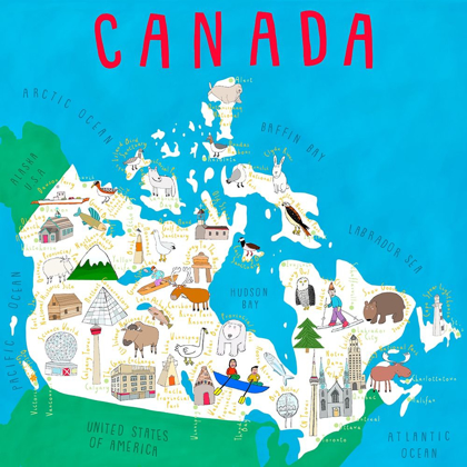 Picture of ILLUSTRATED COUNTRIES CANADA
