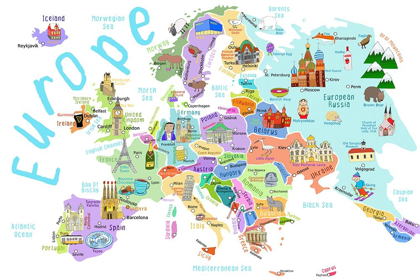 Picture of ILLUSTRATED COUNTRIES OF EUROPE