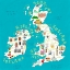 Picture of ILLUSTRATED COUNTRIES UK + IRELAND