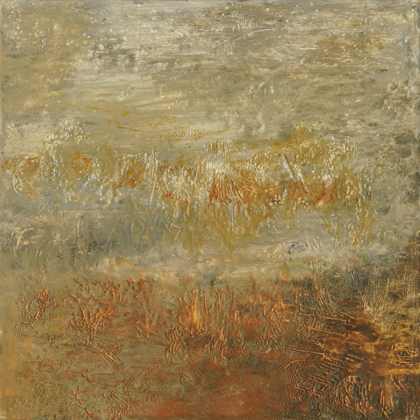 Picture of ENCAUSTIC TILE IN ORANGE III