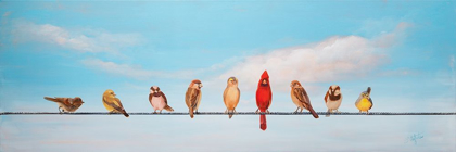 Picture of SWEET BIRDS ON A WIRE I