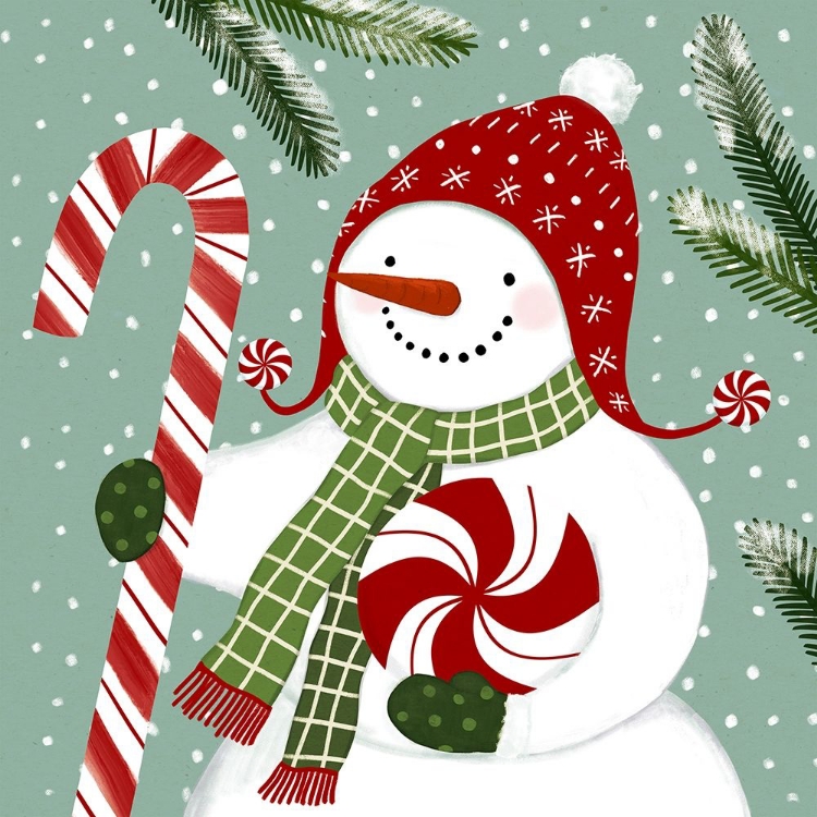 Picture of PEPPERMINT SNOWMAN II