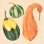 Picture of DECORATIVE GOURD IV