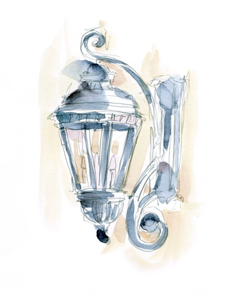 Picture of WATERCOLOR STREET LAMP II
