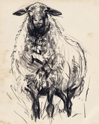 Picture of CHARCOAL SHEEP I