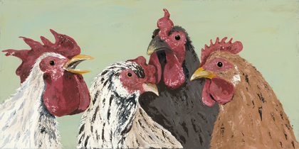 Picture of FOUR ROOSTERS
