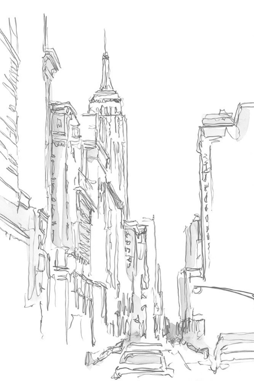 Picture of PENCIL CITYSCAPE STUDY III