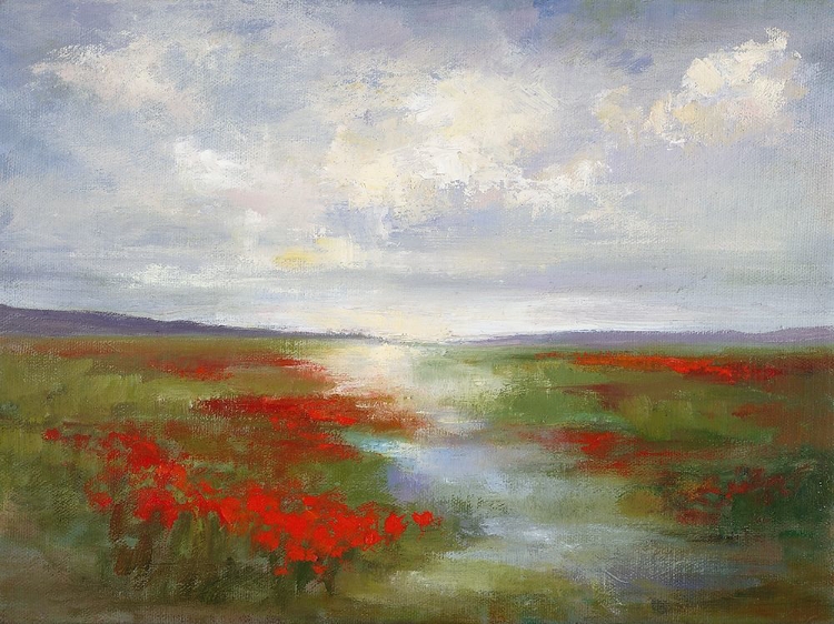 Picture of RED POPPY FIELD