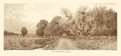 Picture of THE COUNTRY ROAD SEPIA