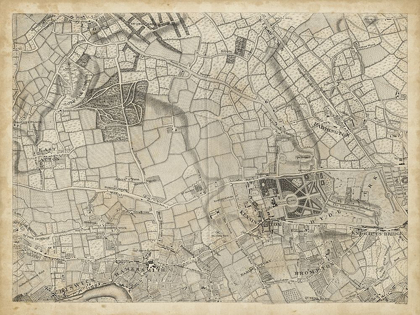 Picture of MAP OF LONDON GRID VI