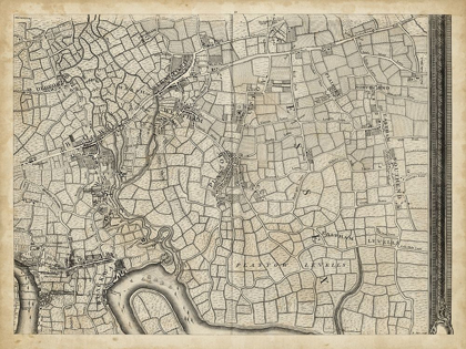 Picture of MAP OF LONDON GRID VIII
