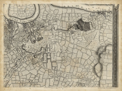 Picture of MAP OF LONDON GRID XII