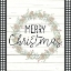 Picture of MERRY CHRISTMAS PLAID