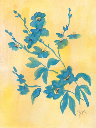Picture of FLORAL BLUE YELLOW