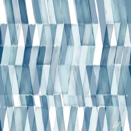 Picture of BLUE GEOMETRIC 2