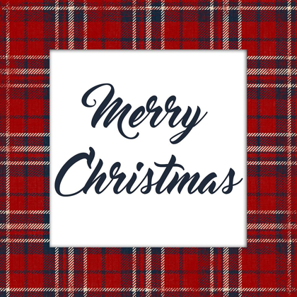 Picture of PLAID MERRY CHRISTMAS
