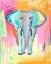 Picture of TIE DYE ELEPHANT