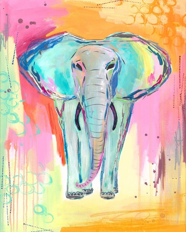 Picture of TIE DYE ELEPHANT