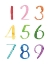 Picture of WATERCOLOR NUMBERS