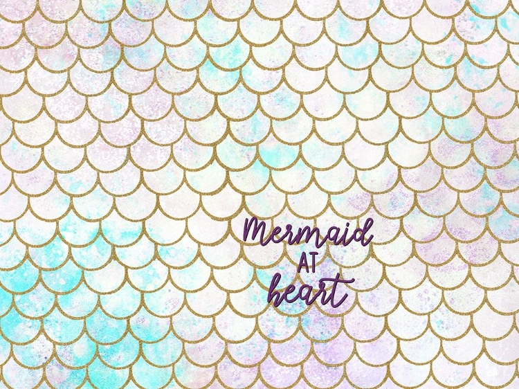Picture of MERMAID SCALES W WORDS
