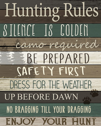 Picture of HUNTING RULES