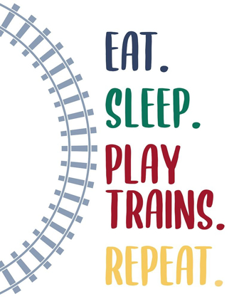 Picture of EAT SLEEP TRAINS 2