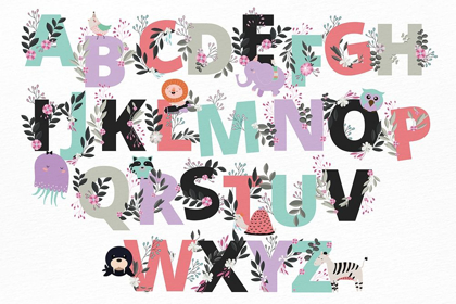 Picture of FLORAL ALPHABET