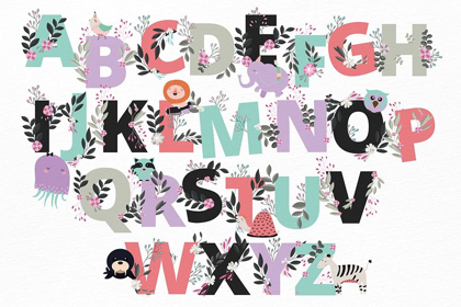 Picture of FLORAL ALPHABET