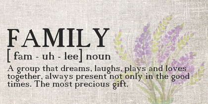 Picture of FAMILY NOUN
