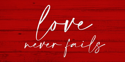 Picture of LOVE NEVER FAILS