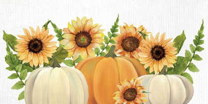 Picture of SUNFLOWERS AND PUMPKINS