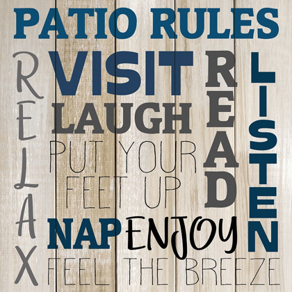 Picture of PATIO RULES