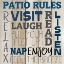 Picture of PATIO RULES
